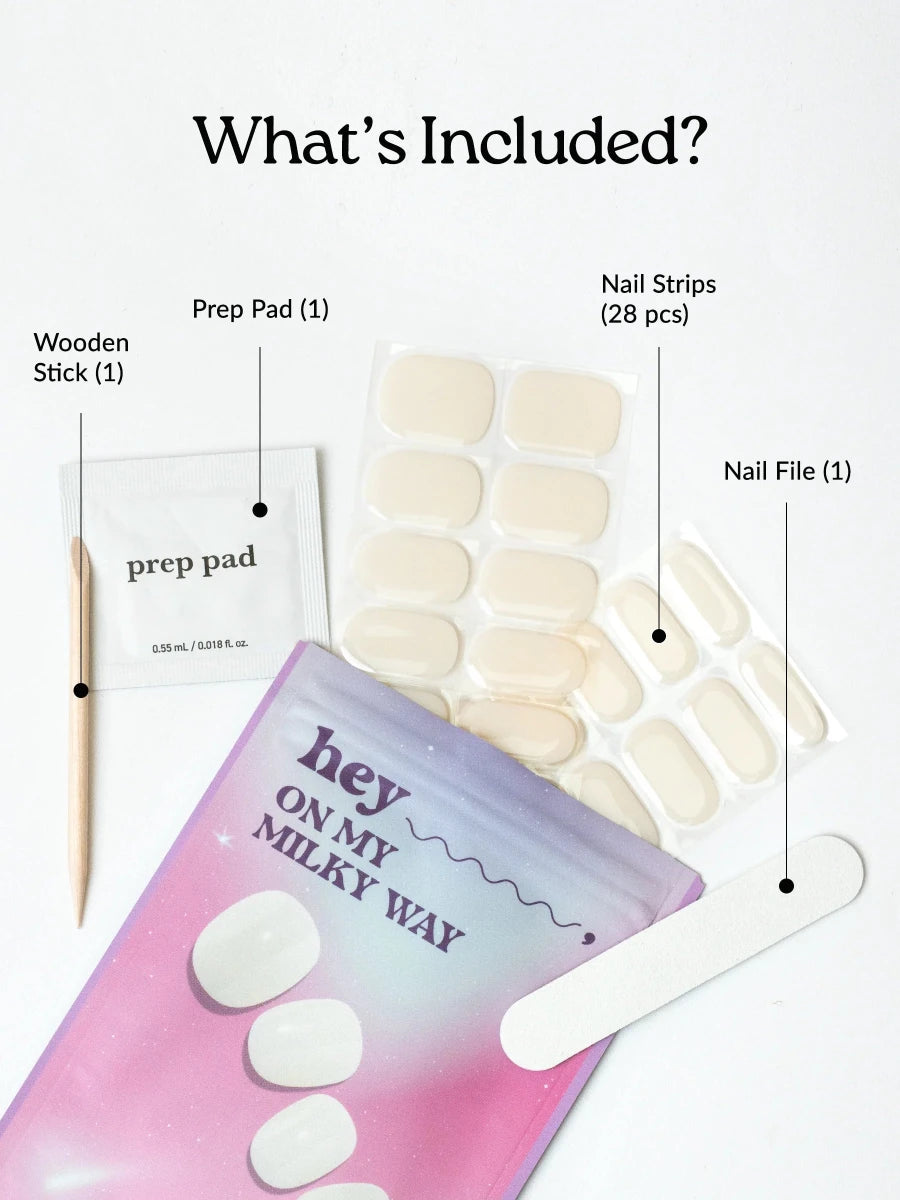 Hey, On My Milky Way - Heyhae - sun sured gel nail stickers