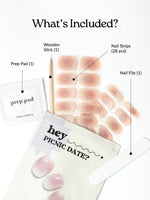 Hey, Picnic Date? - Heyhae - sun sured gel nail stickers