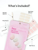 Hey, Pilates Princess - Heyhae - sun sured gel nail stickers