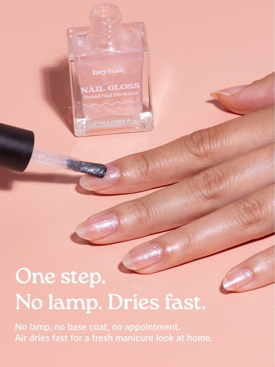 Hey, Pink Horizon Nail Gloss - Heyhae - sun sured gel nail stickers