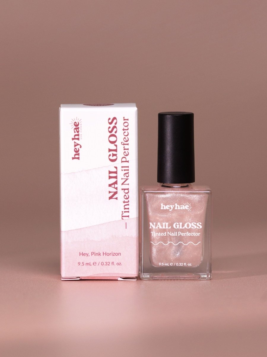 Hey, Pink Horizon Nail Gloss - Heyhae - sun sured gel nail stickers