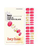 Hey, Pink Is the New Black - Heyhae - sun sured gel nail stickers