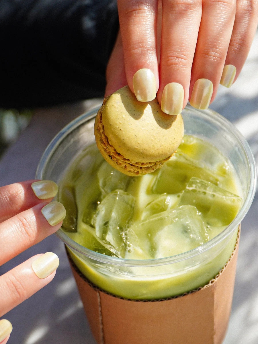 Hey, Pistachio Crush - Heyhae - sun sured gel nail stickers