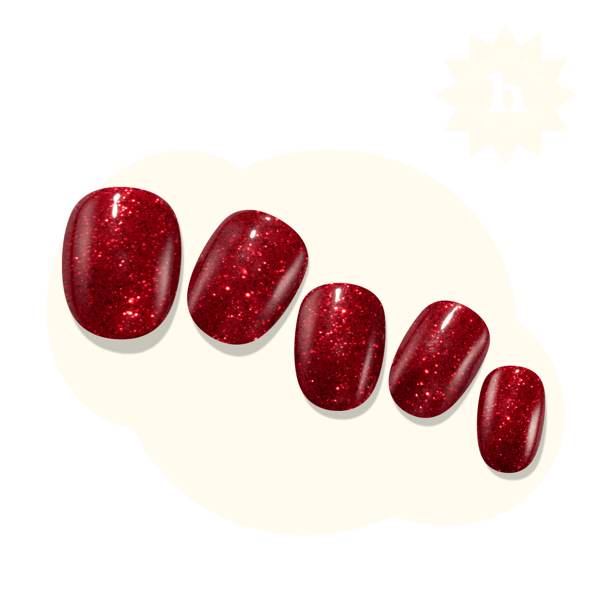 Hey, Red Velvet Crush - Heyhae - sun sured gel nail stickers