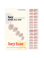 Hey, Rosé All Day - Heyhae - sun sured gel nail stickers