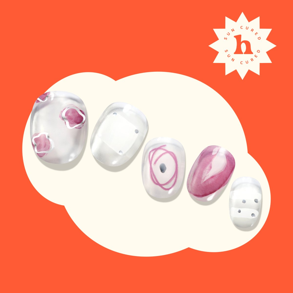 Hey, Salty Kisses Gel Nail Strips