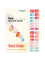 Hey, Sea you Glow - Heyhae - sun sured gel nail stickers