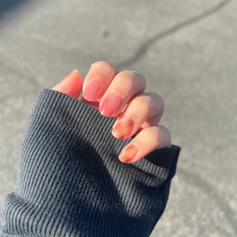 Hey, She Ate - Heyhae - sun sured gel nail stickers