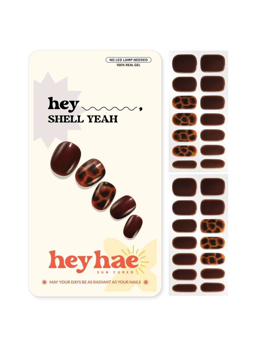 Hey, Shell Yeah - Heyhae - sun sured gel nail stickers