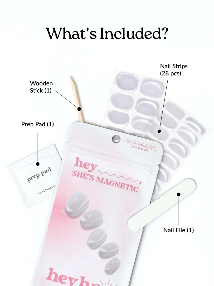 Hey, She's Magnetic - Heyhae - sun sured gel nail stickers