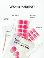 Hey, She’s that girl - Heyhae - sun sured gel nail stickers