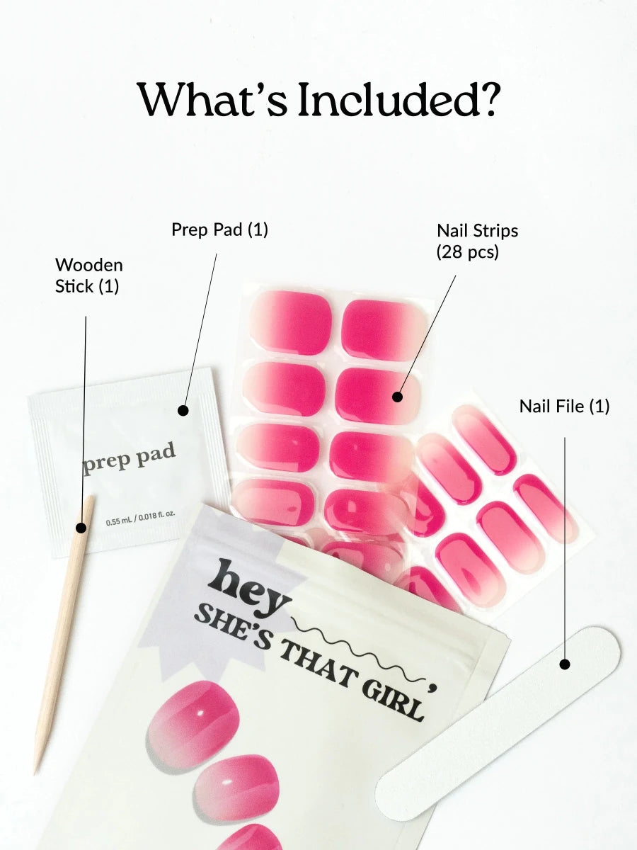Hey, She’s that girl - Heyhae - sun sured gel nail stickers