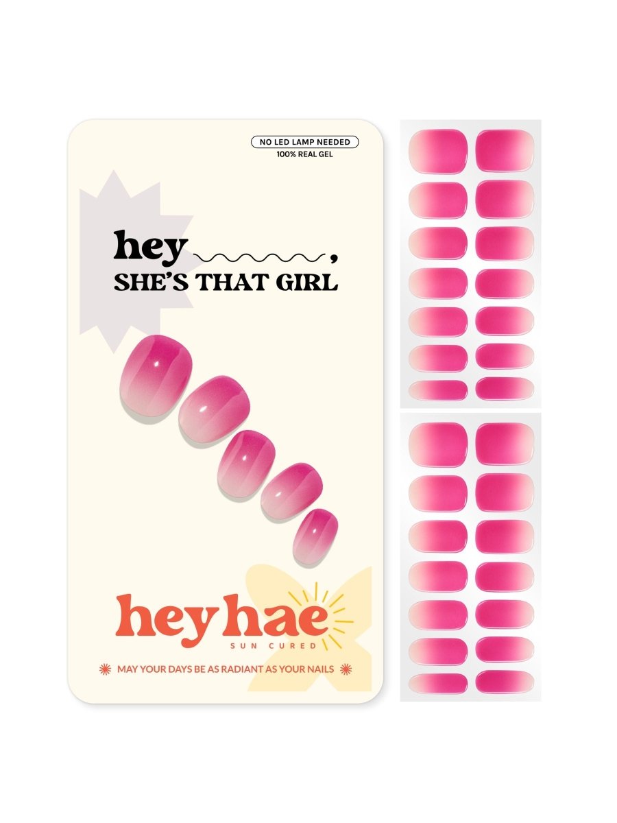 Hey, She’s that girl - Heyhae - sun sured gel nail stickers