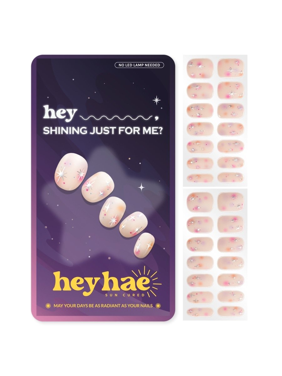Hey, Shining Just For Me - Heyhae - sun sured gel nail stickers