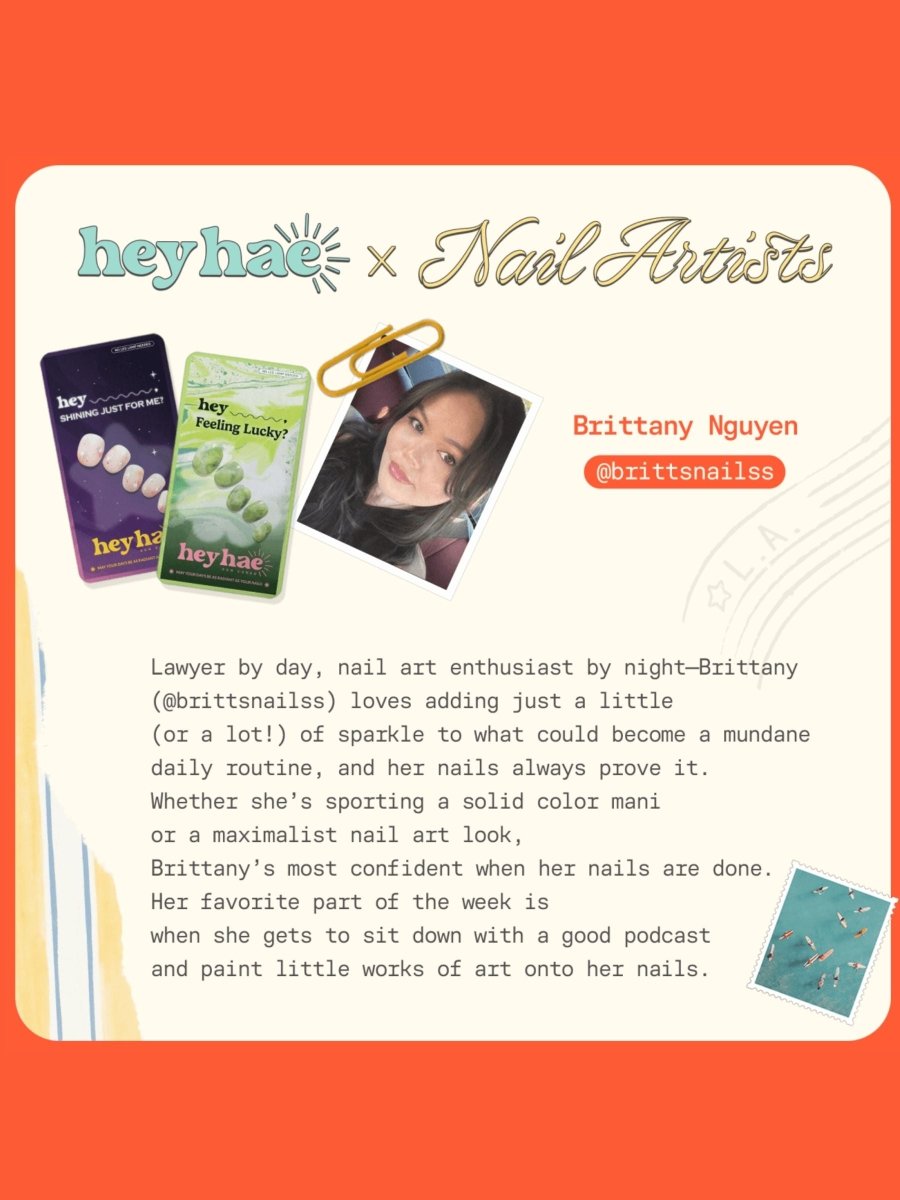 Hey, Shining Just For Me - Heyhae - sun sured gel nail stickers