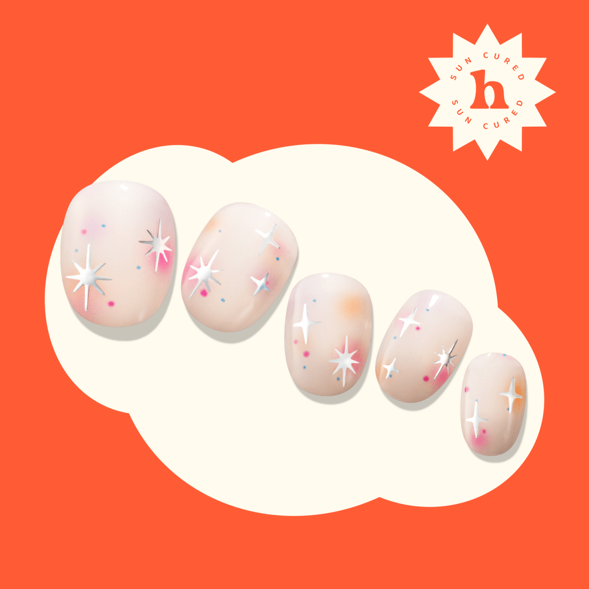 Hey, Shining Just For Me - Heyhae - sun sured gel nail stickers