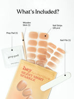 Hey, Silent Night Sparkle - Heyhae - sun sured gel nail stickers
