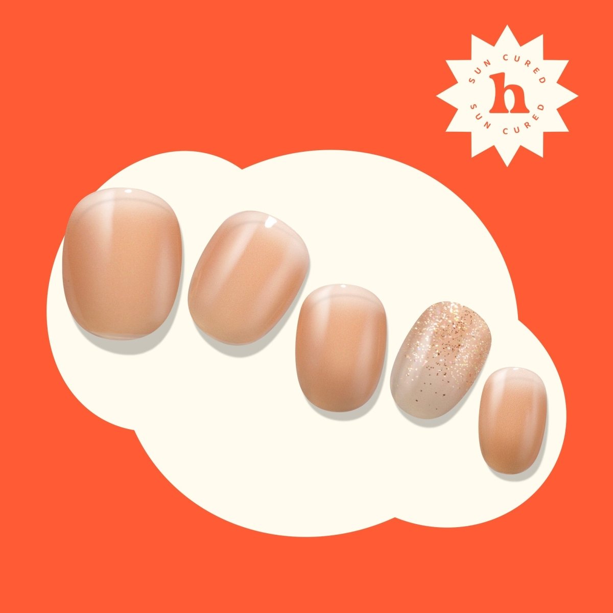 Hey, Silent Night Sparkle - Heyhae - sun sured gel nail stickers