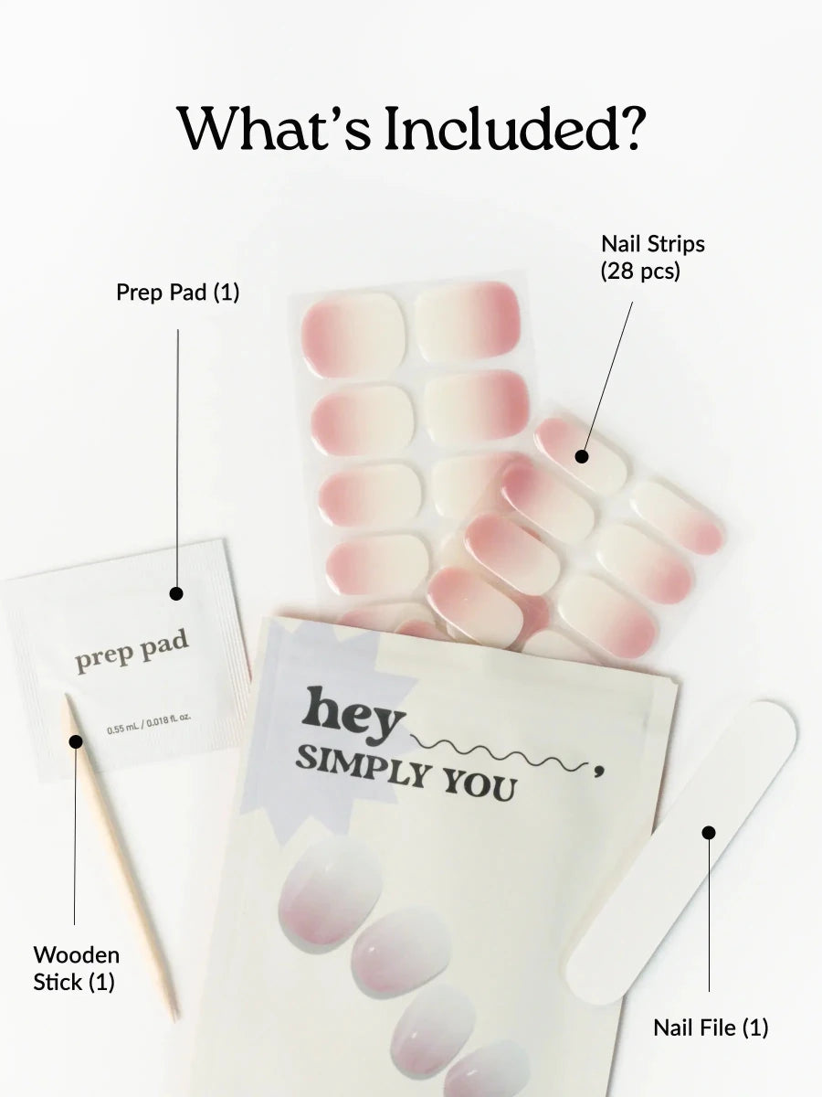 Hey, Simply You - Heyhae - sun sured gel nail stickers