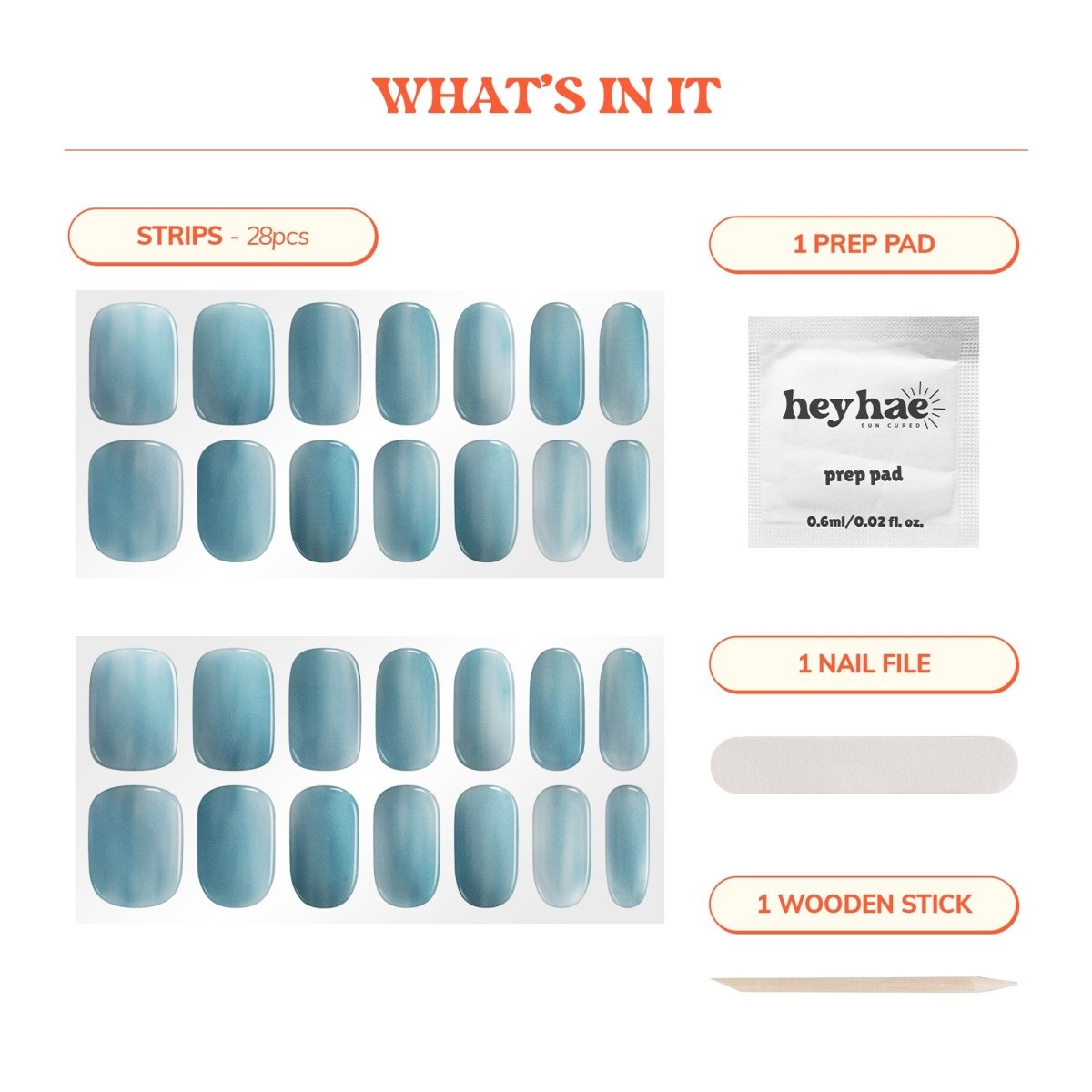 Hey, Slay Bestie - Heyhae - sun sured gel nail stickers