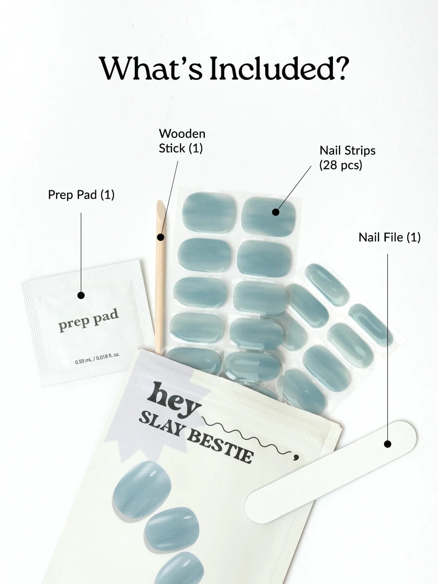 Hey, Slay Bestie - Heyhae - sun sured gel nail stickers