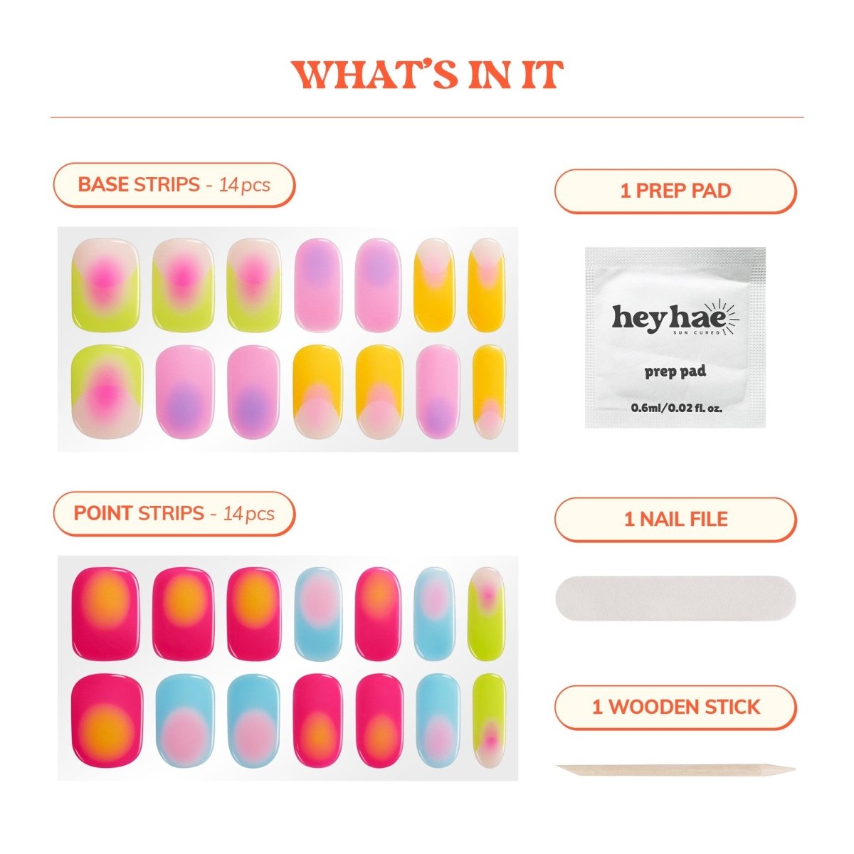 Hey, So Sigma - Heyhae - sun sured gel nail stickers