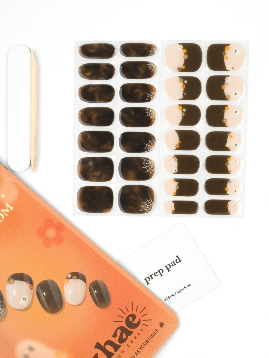 Hey, Spooky Bloom - Heyhae - sun sured gel nail stickers
