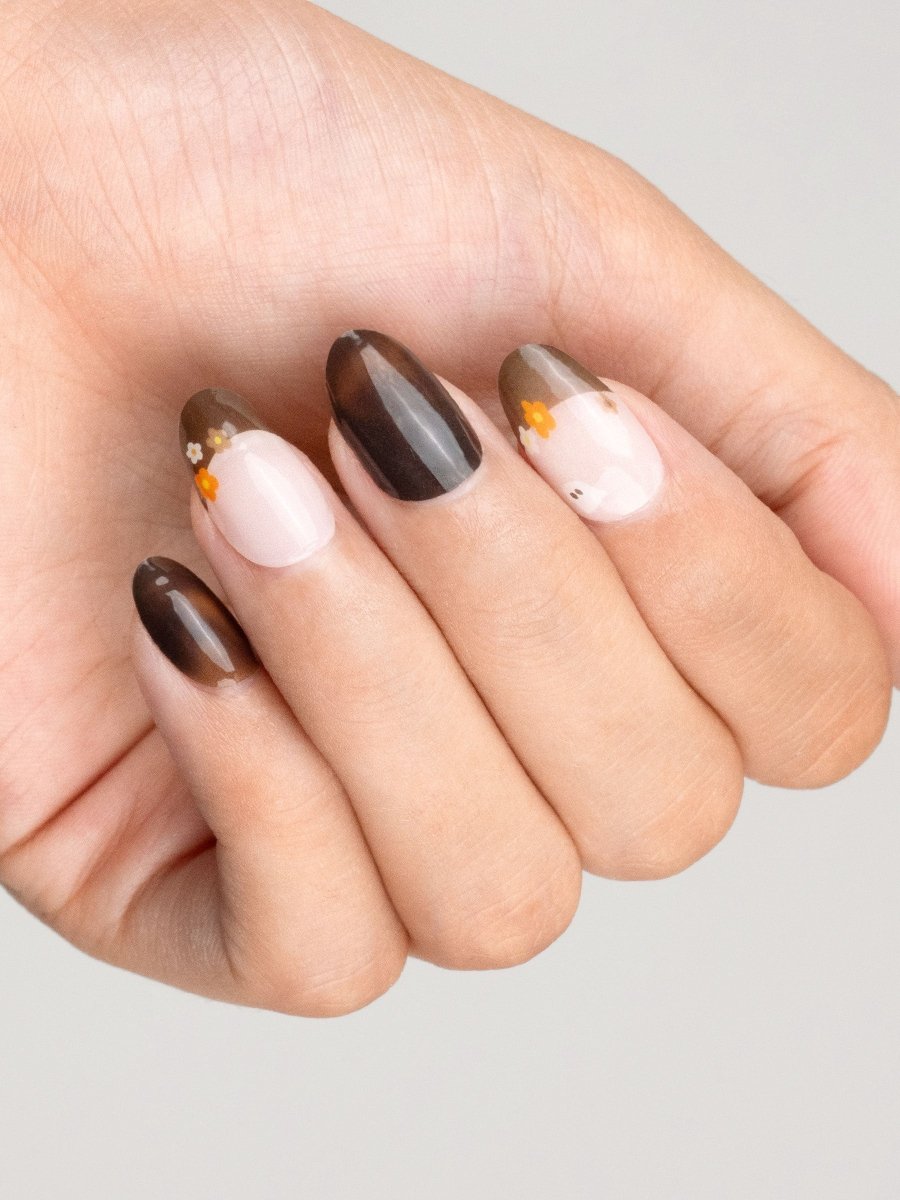 Hey, Spooky Bloom - Heyhae - sun sured gel nail stickers