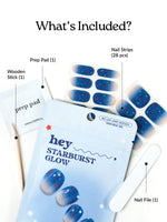 Hey, Starburst Glow - Heyhae - sun sured gel nail stickers
