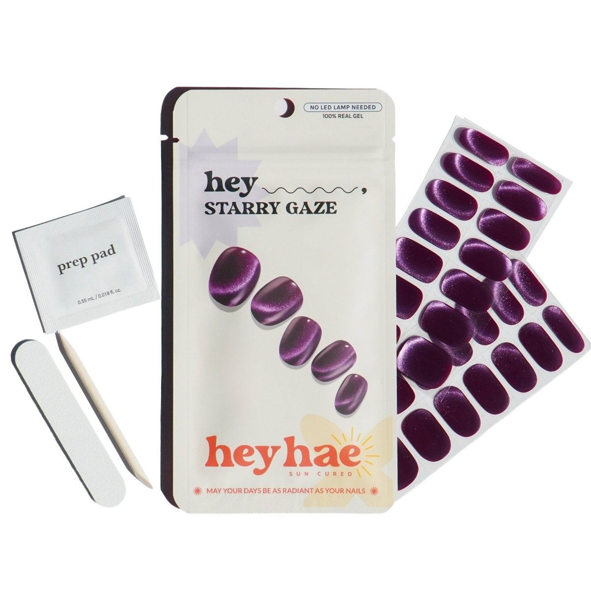 Hey, Starry Gaze - Heyhae - sun sured gel nail stickers