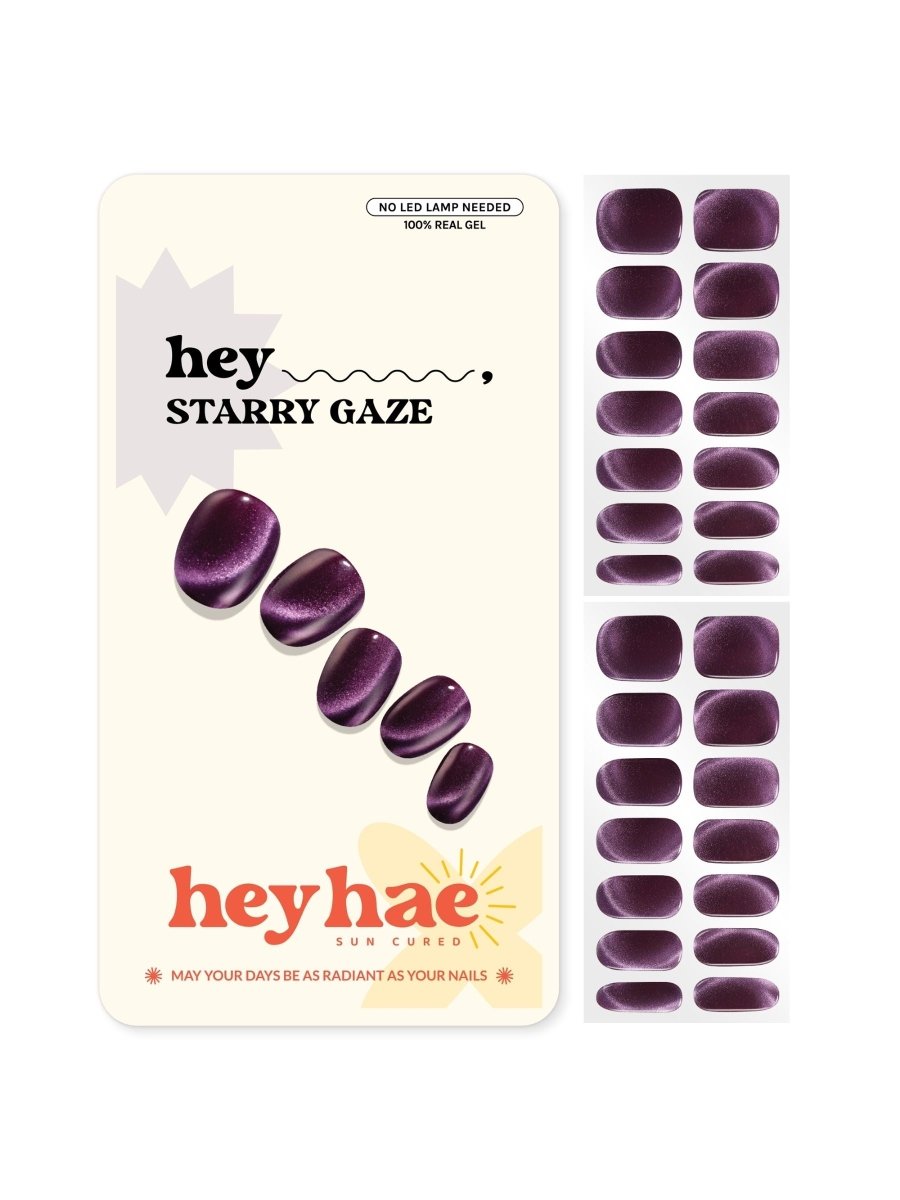 Hey, Starry Gaze - Heyhae - sun sured gel nail stickers