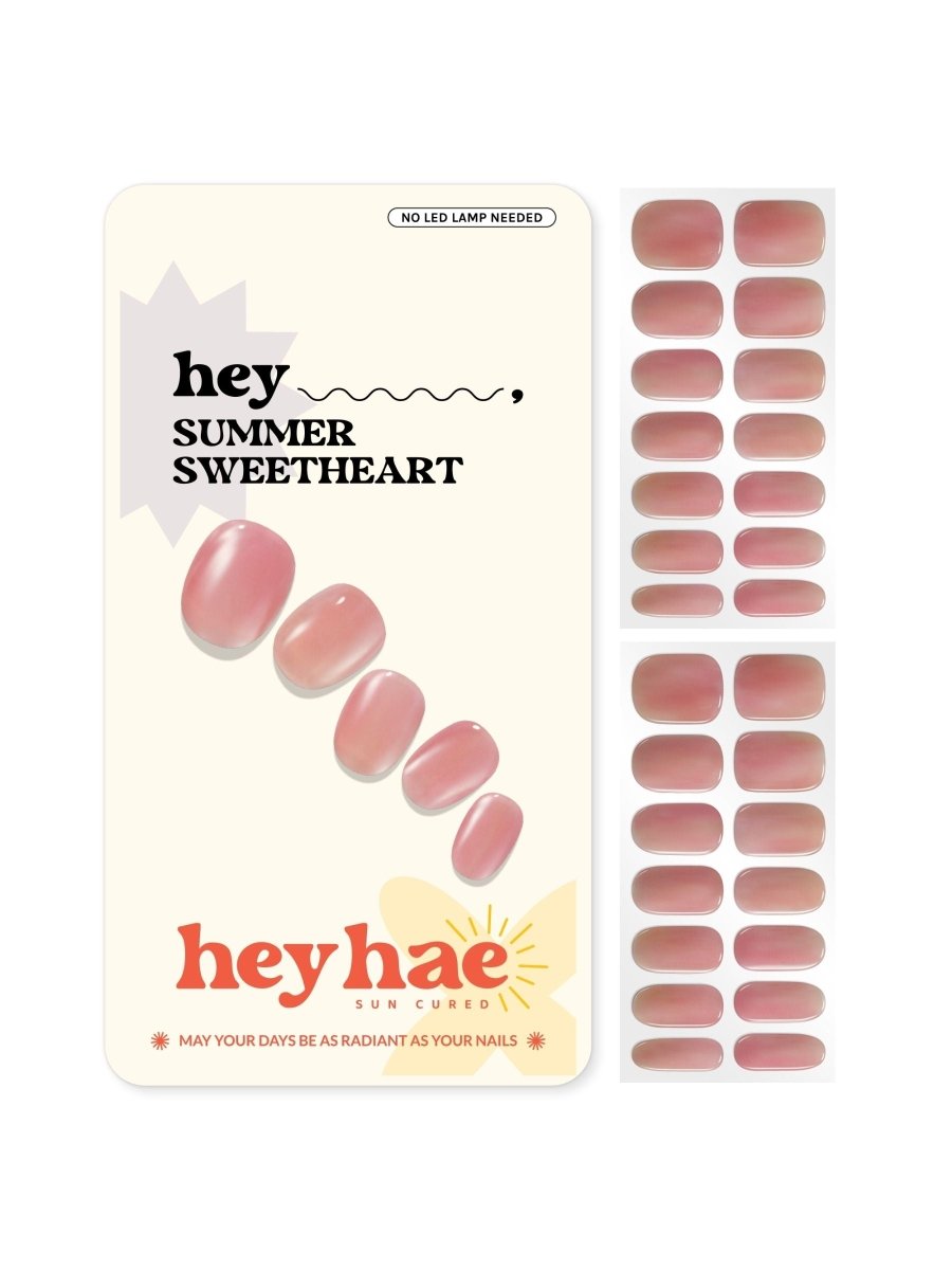Hey, Summer Sweetheart - Heyhae - sun sured gel nail stickers