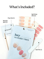 Hey, Summer Vibes - Heyhae - sun sured gel nail stickers