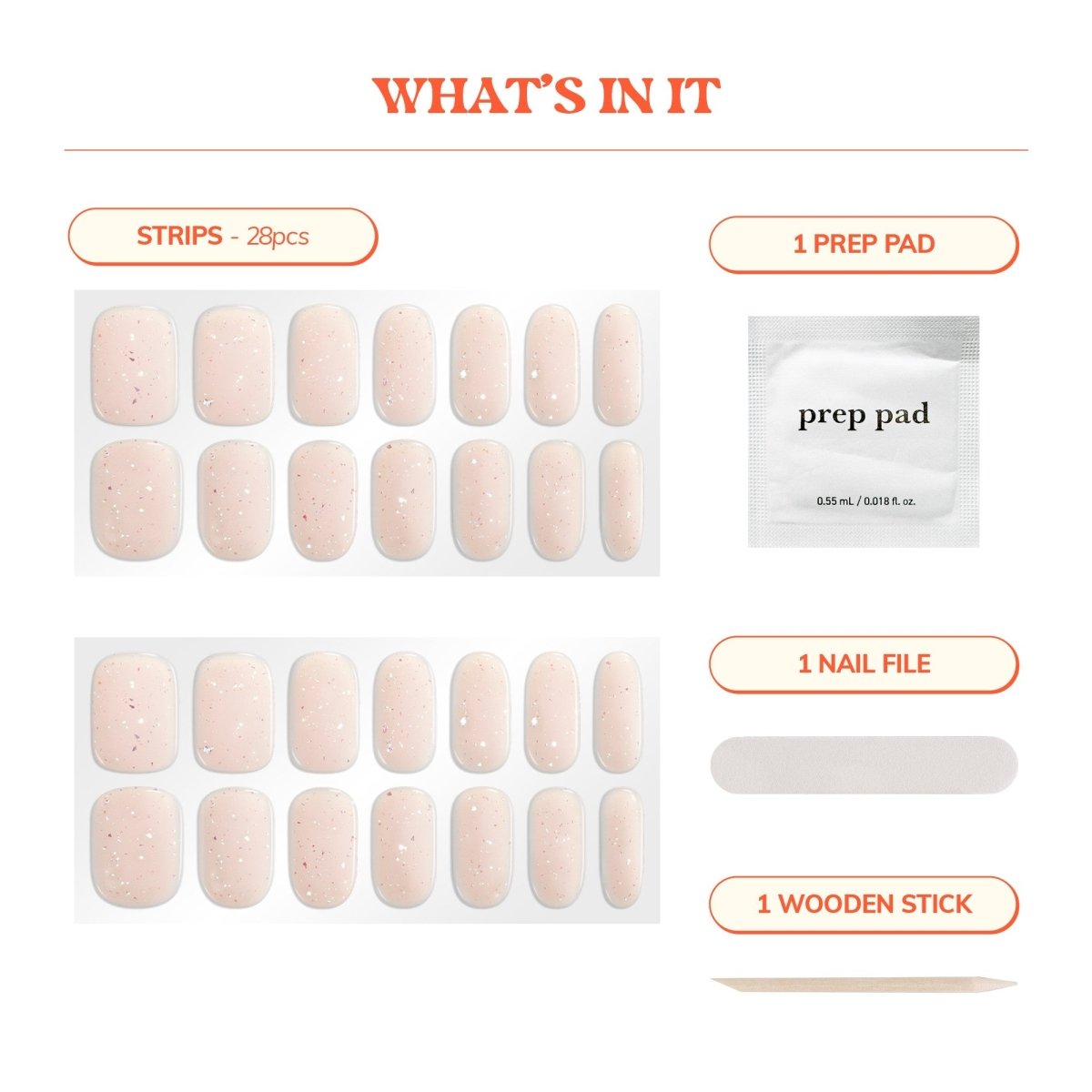 Hey, Sweet Glaze - Heyhae - sun sured gel nail stickers