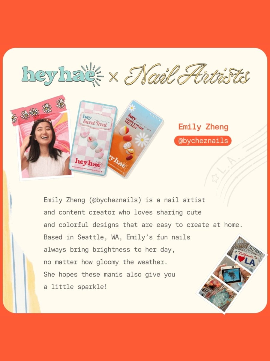 Hey, Sweet Treat - Heyhae - sun sured gel nail stickers