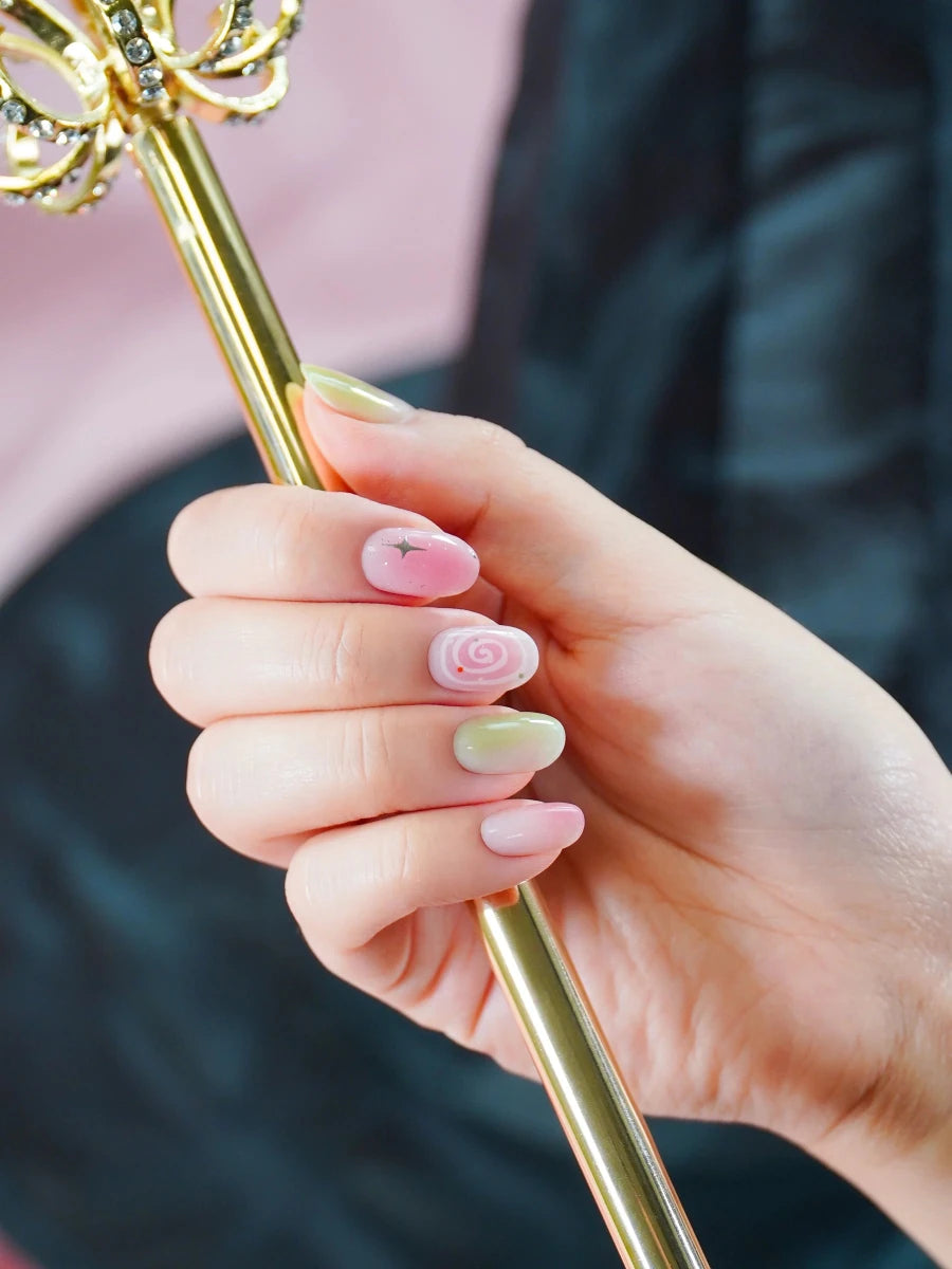 Hey, Sweetheart Latte - Heyhae - sun sured gel nail stickers