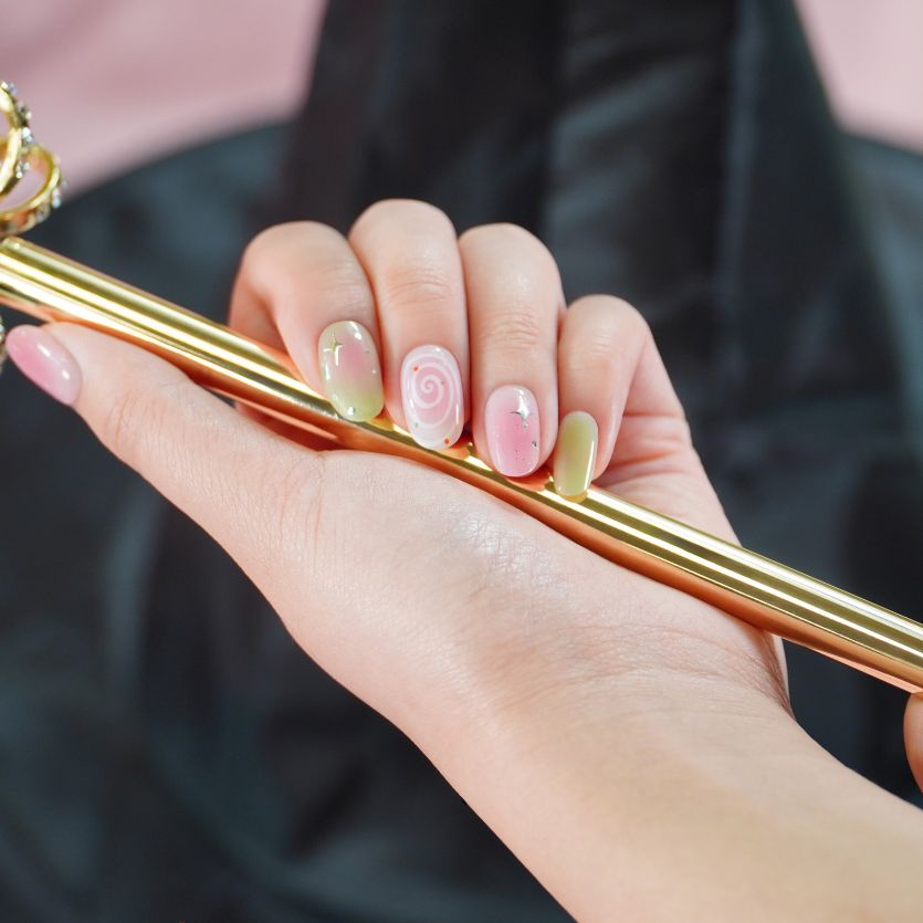 Hey, Sweetheart Latte - Heyhae - sun sured gel nail stickers