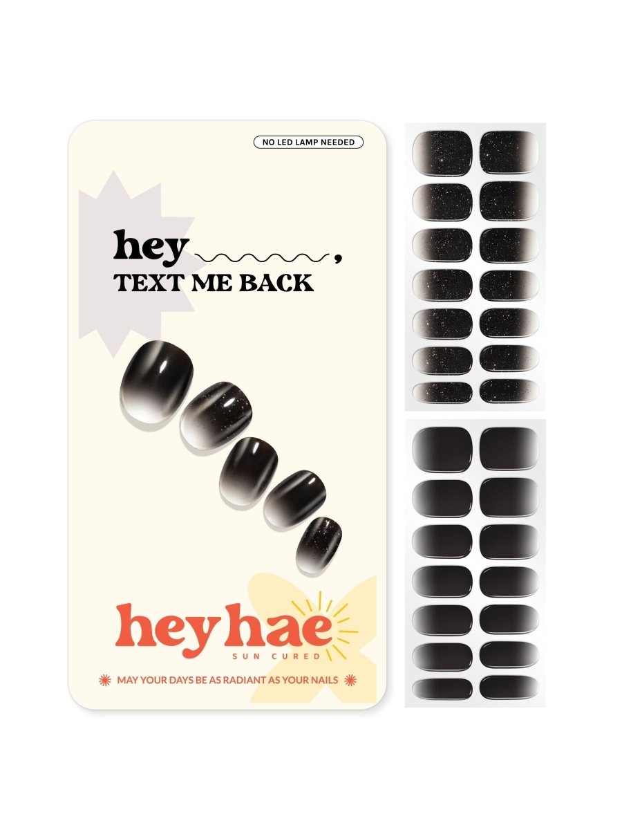 Hey, Text Me Back - Heyhae - sun sured gel nail stickers