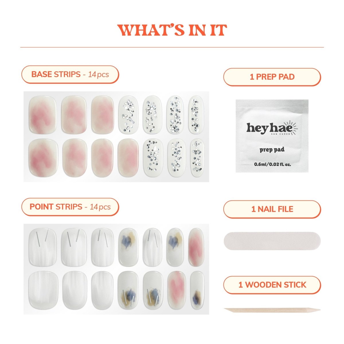 Hey, the Night is Young - Heyhae - sun sured gel nail stickers