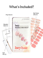 Hey, Wanna Brunch? - Heyhae - sun sured gel nail stickers