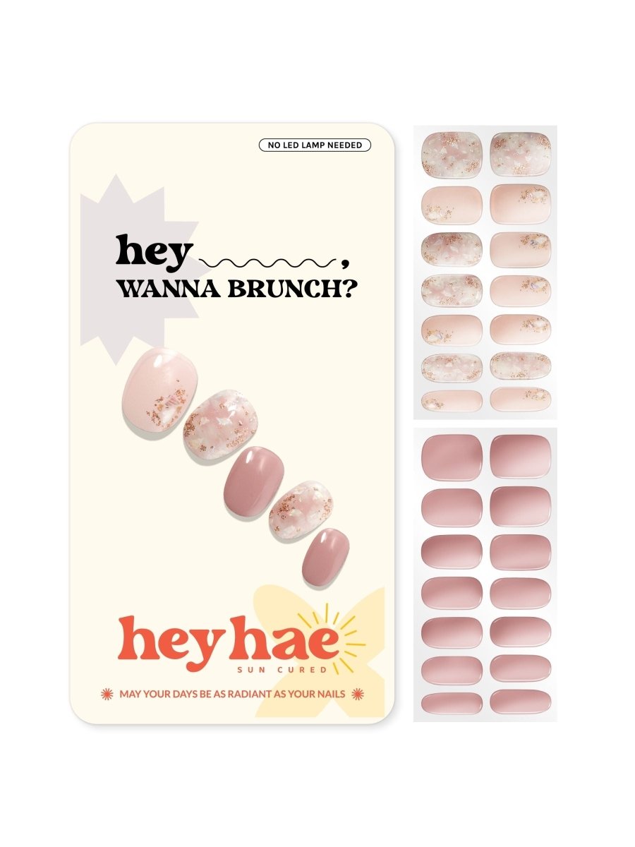 Hey, Wanna Brunch? - Heyhae - sun sured gel nail stickers