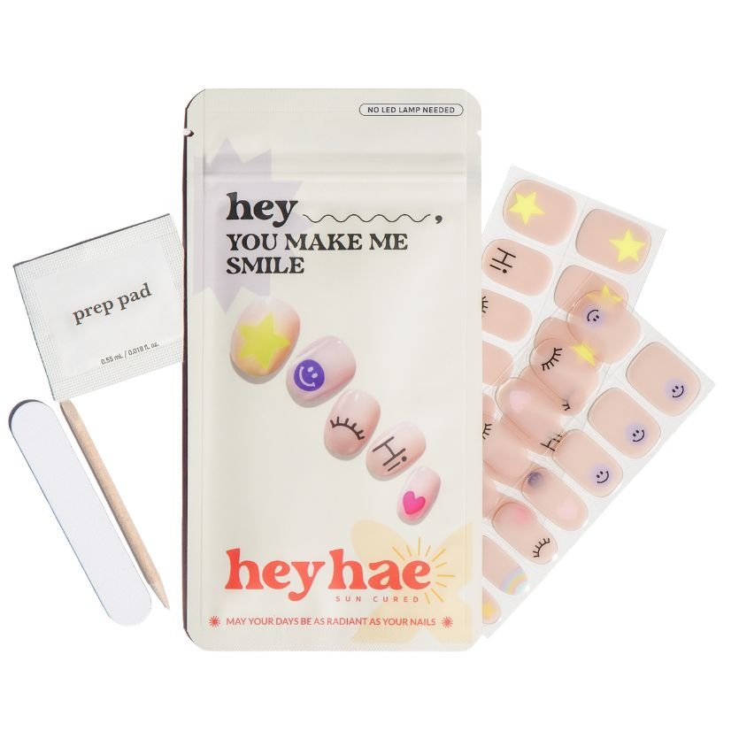 Hey, You Make Me Smile - Heyhae - sun sured gel nail stickers