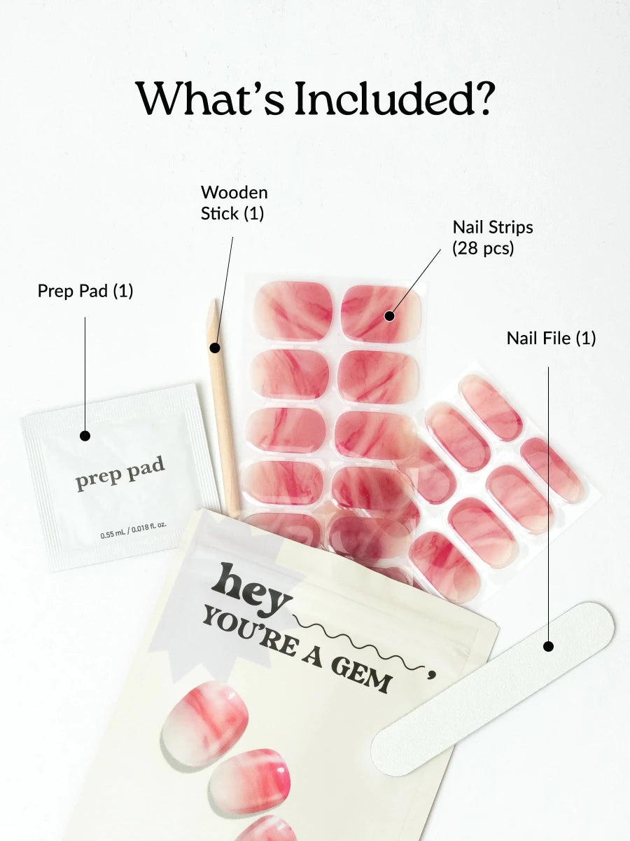 Hey, You're A Gem - Heyhae - sun sured gel nail stickers