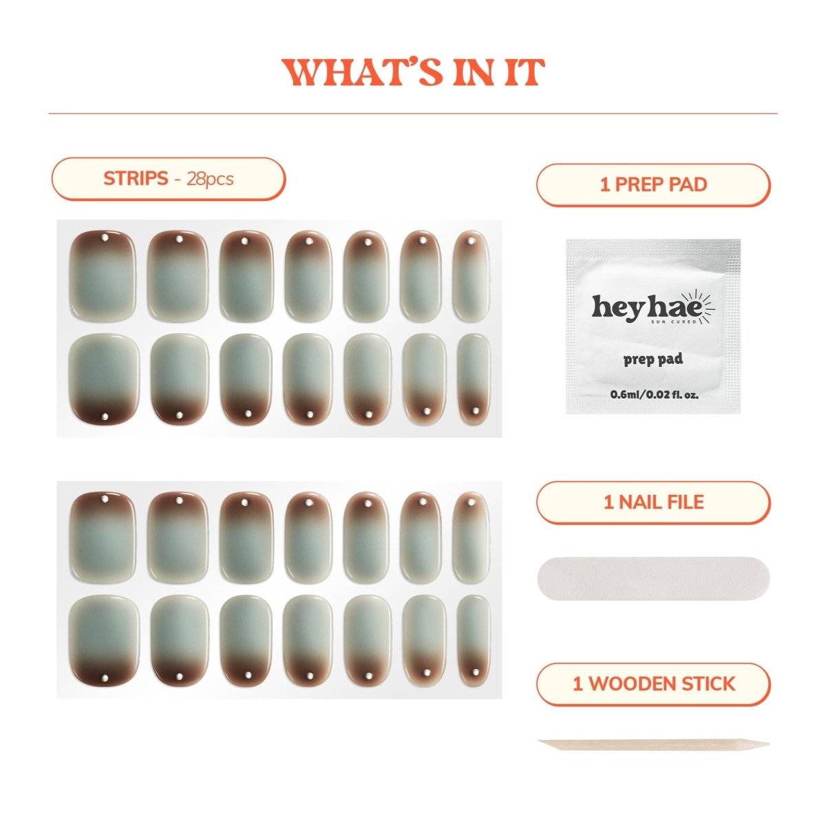 Hey, You’re A Supernova - Heyhae - sun sured gel nail stickers