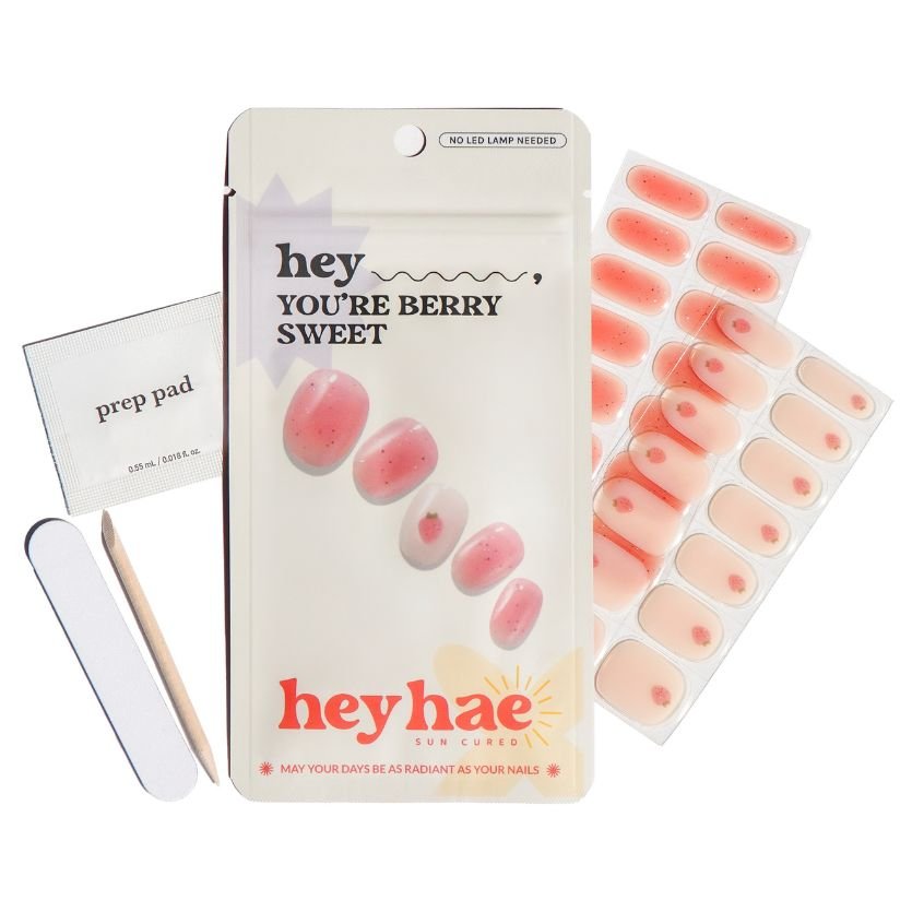 Hey, You're Berry Sweet - Heyhae - sun sured gel nail stickers