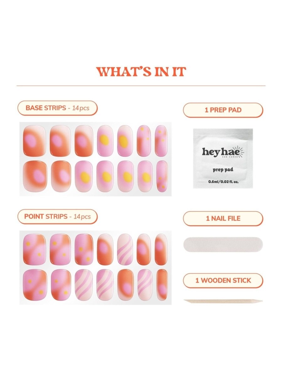 Hey, You're enchanting - Heyhae - sun sured gel nail stickers