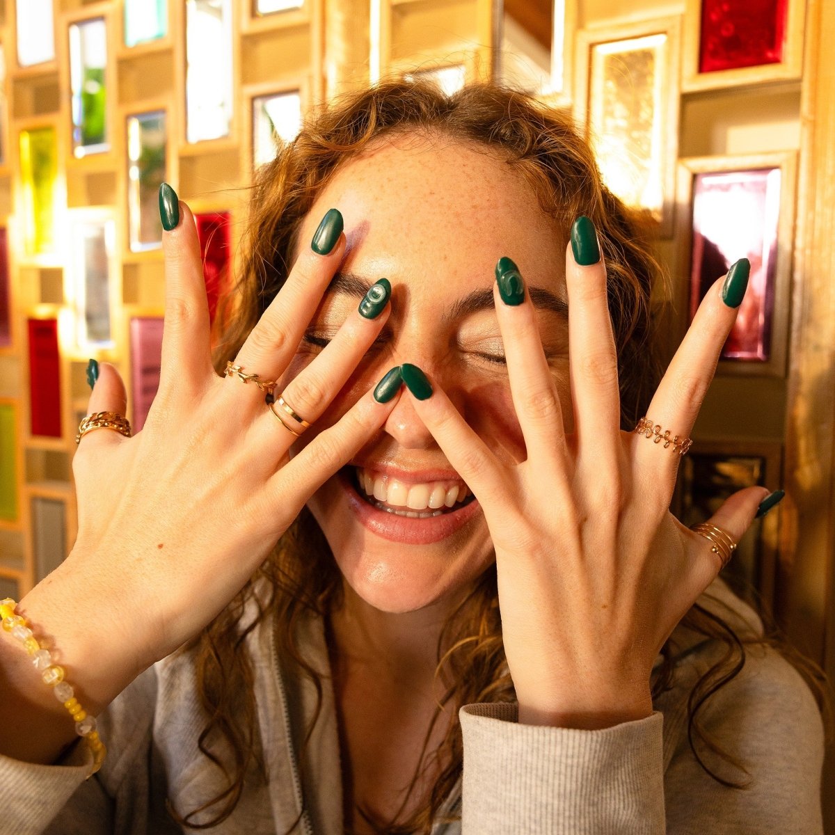 Hey, You're Glowing - Heyhae - sun sured gel nail stickers