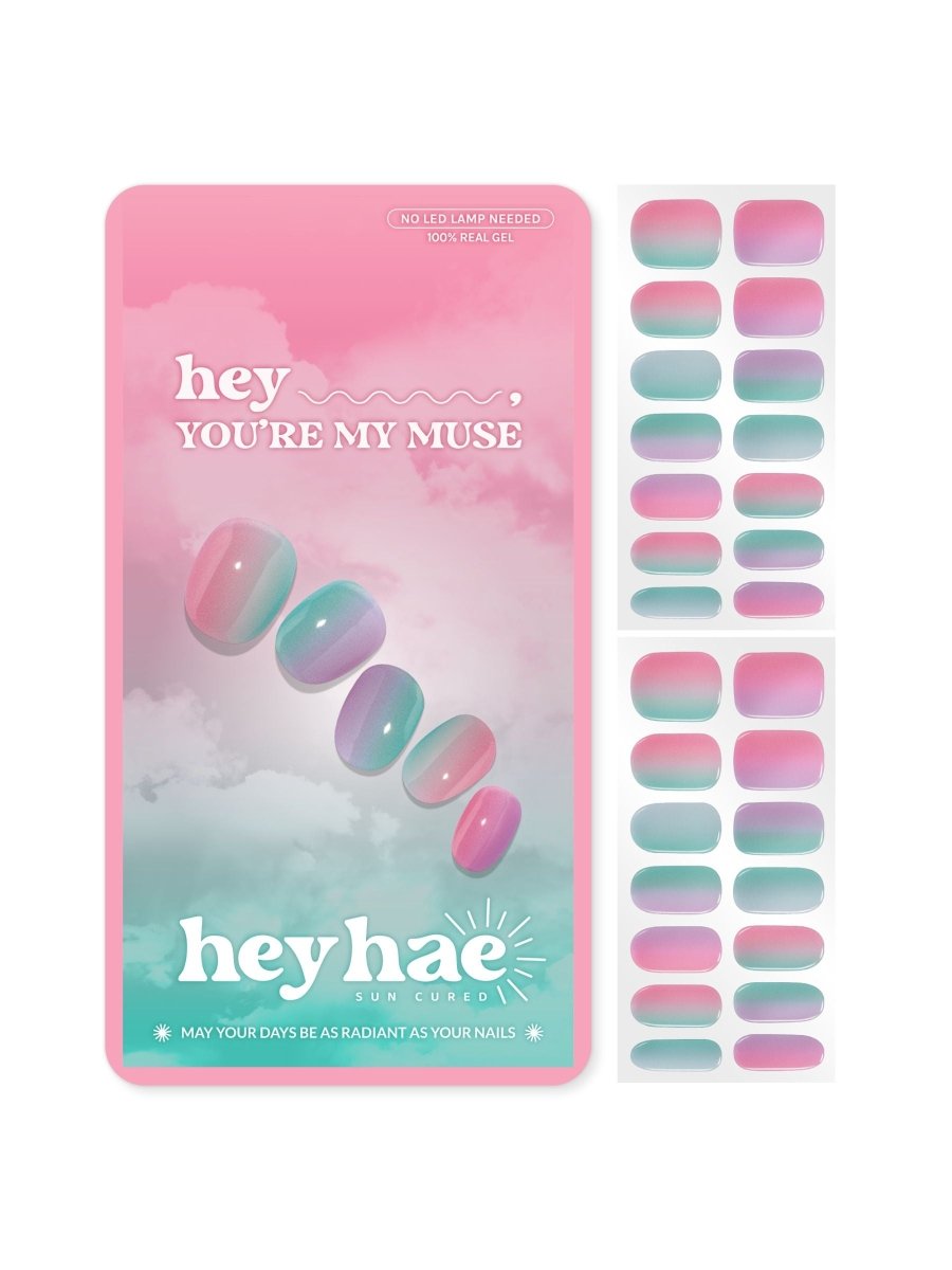 Hey, You’re My Muse - Heyhae - sun sured gel nail stickers