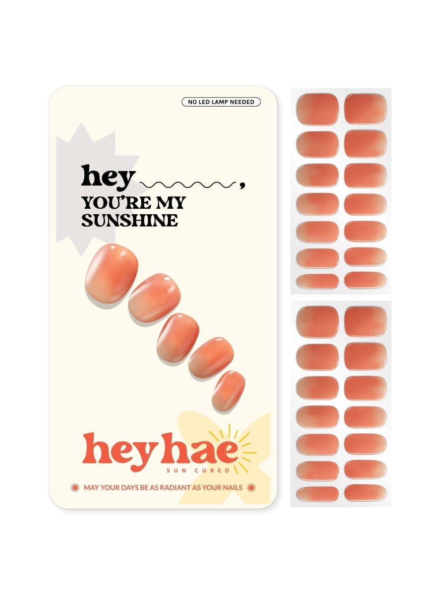 Hey, You're My Sunshine - Heyhae - sun sured gel nail stickers