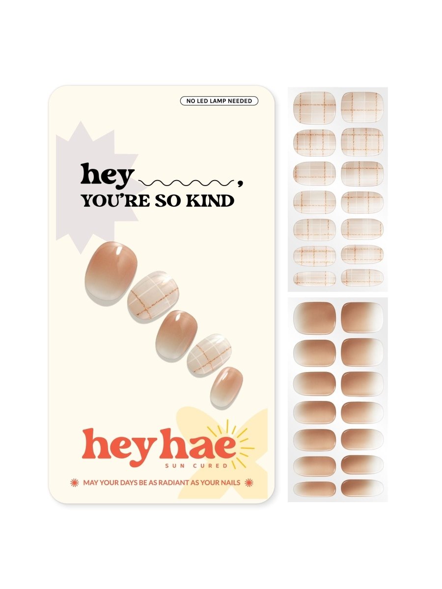 Hey, You're So Kind - Heyhae - sun sured gel nail stickers